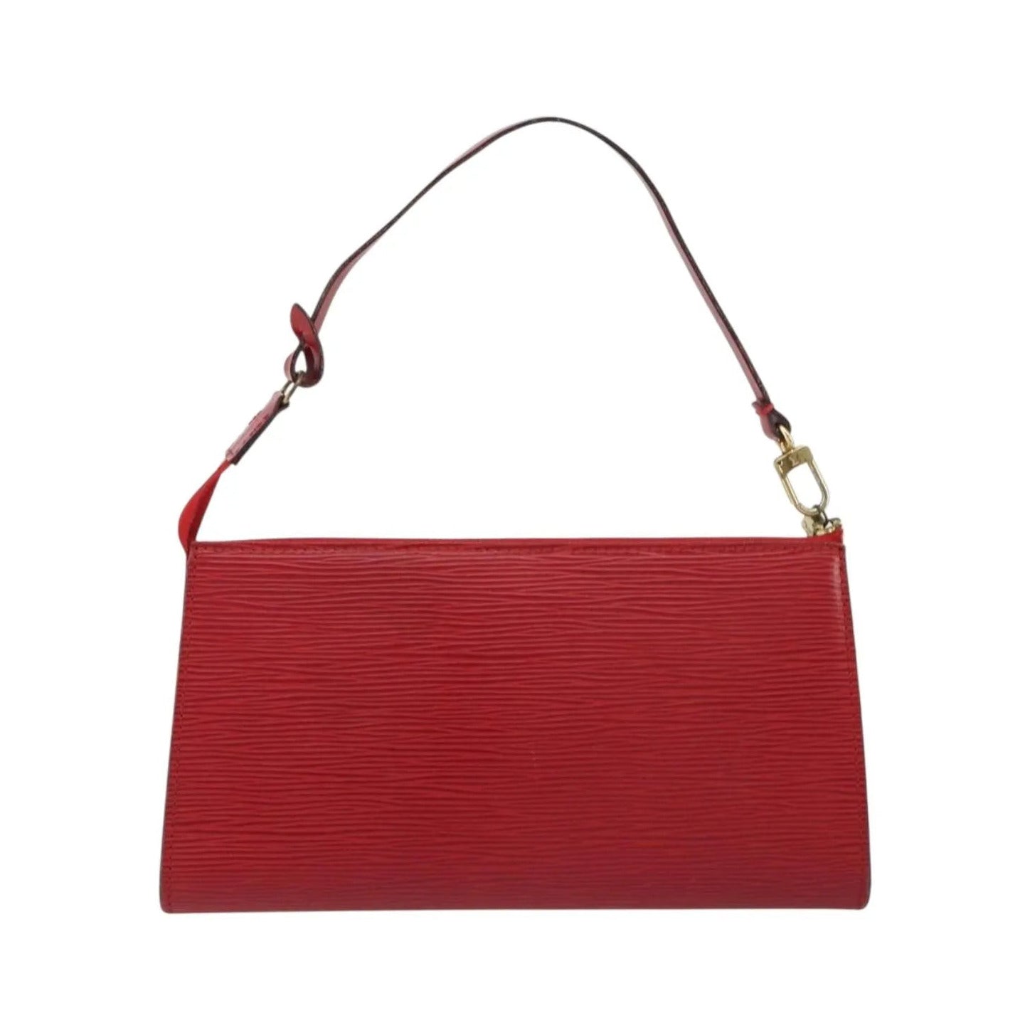 Louis Vuitton Pochette Accessoires Epi, Red, Leather, Clutch