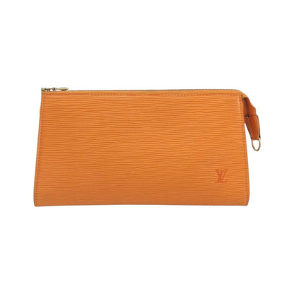 Louis Vuitton Pochette Accessoires Epi, Orange, Leather, Clutch