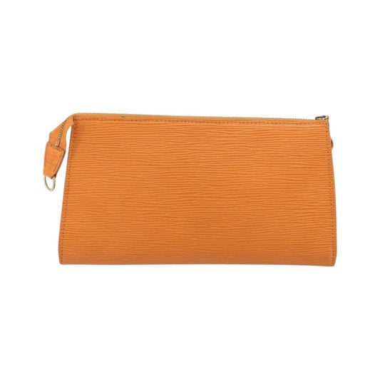 Louis Vuitton Pochette Accessoires Epi, Orange, Leather, Clutch