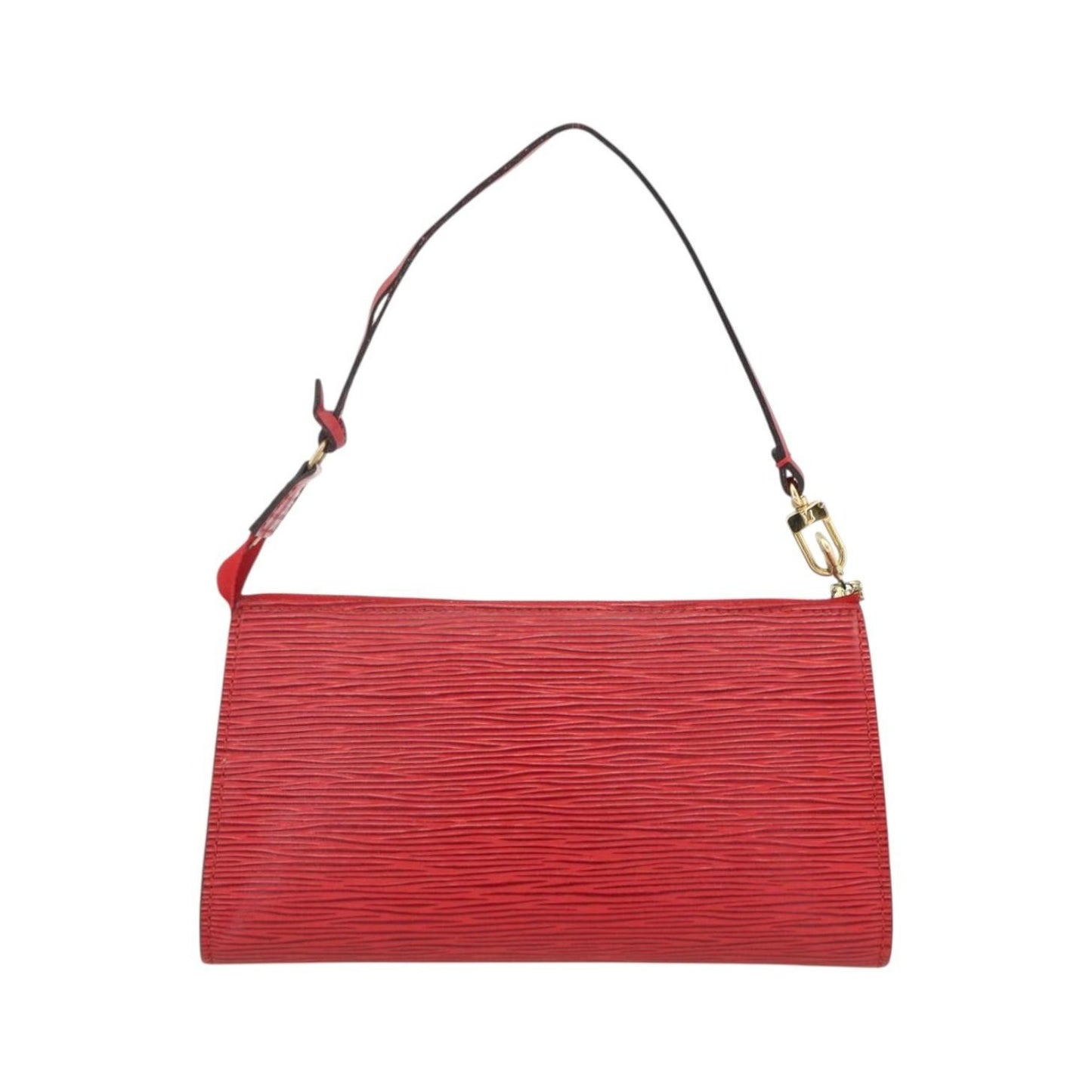Louis Vuitton Pochette Accessoires Epi Leather, Red, Leather, Clutch