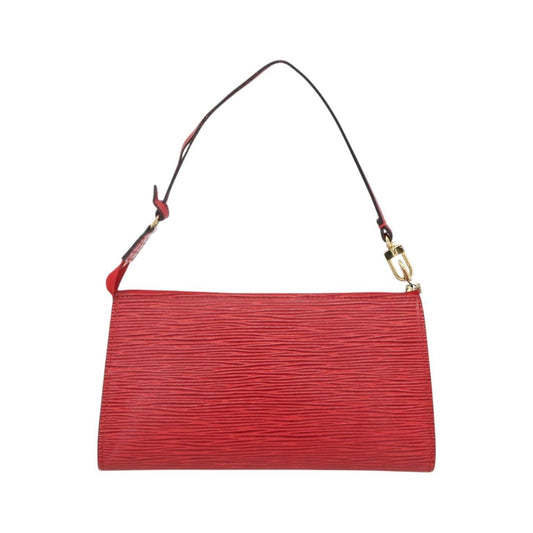 Louis Vuitton Pochette Accessoires Epi Leather, Red, Leather, Clutch
