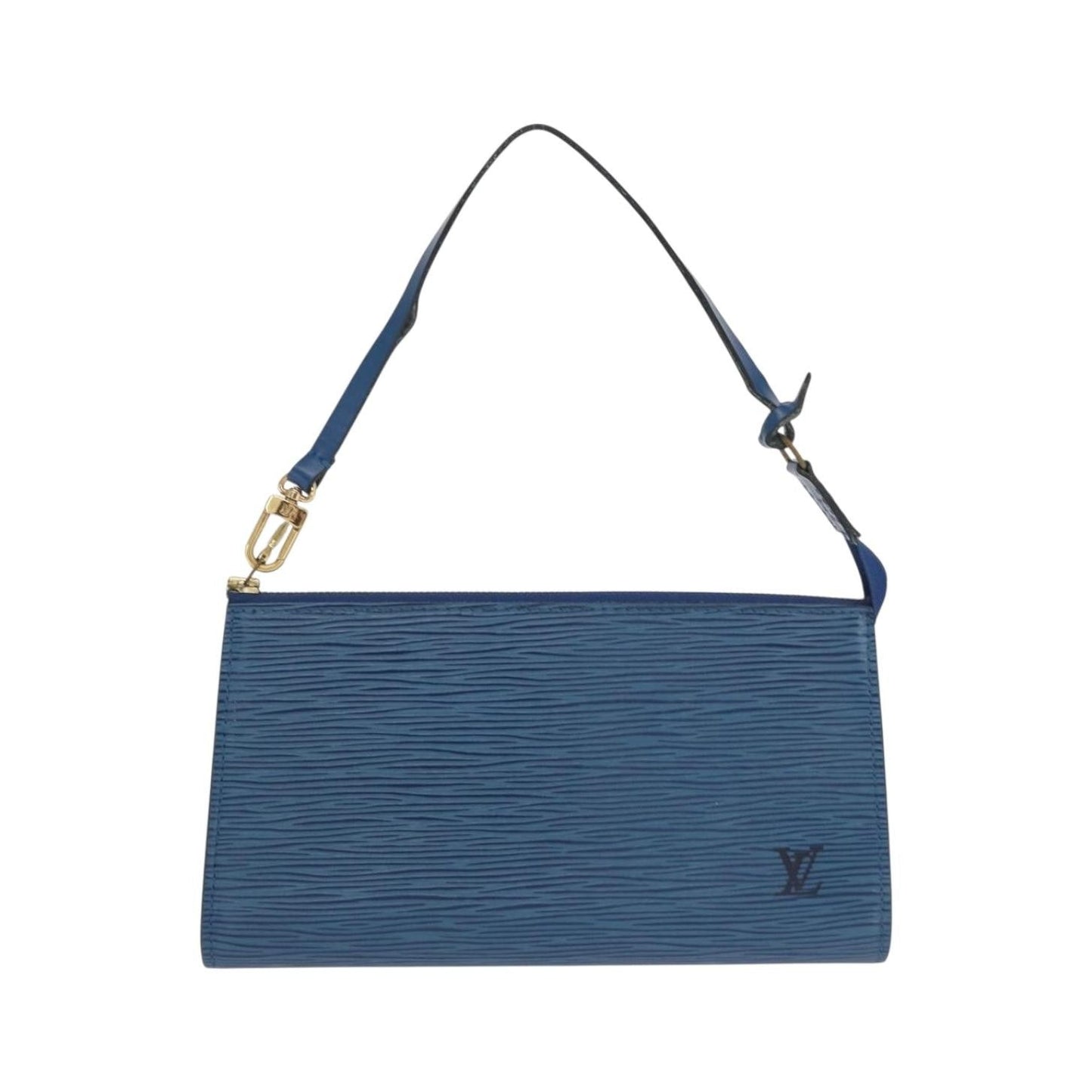 Louis Vuitton Pochette Accessoires Epi Leather, Blue, Leather, Clutch