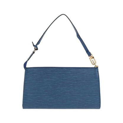 Louis Vuitton Pochette Accessoires Epi Leather, Blue, Leather, Clutch