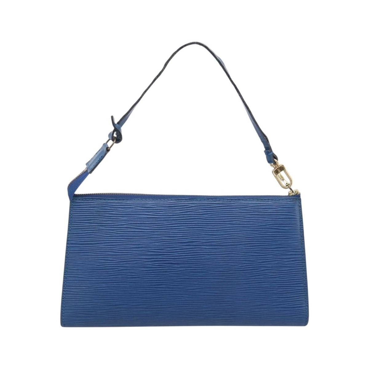 Louis Vuitton Pochette Accessoires Epi Leather, Blue, Leather, Clutch
