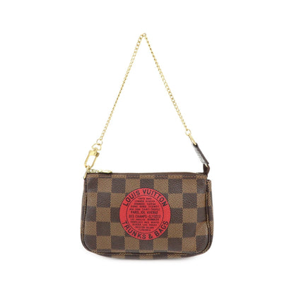 Louis Vuitton Pochette Accessoires Limited Edition Damier, Brown, Canvas, Clutch