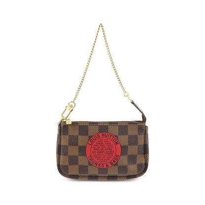 Louis Vuitton Pochette Accessoires Limited Edition Damier, Brown, Canvas, Clutch