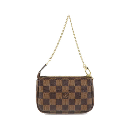 Louis Vuitton Pochette Accessoires Limited Edition Damier, Brown, Canvas, Clutch