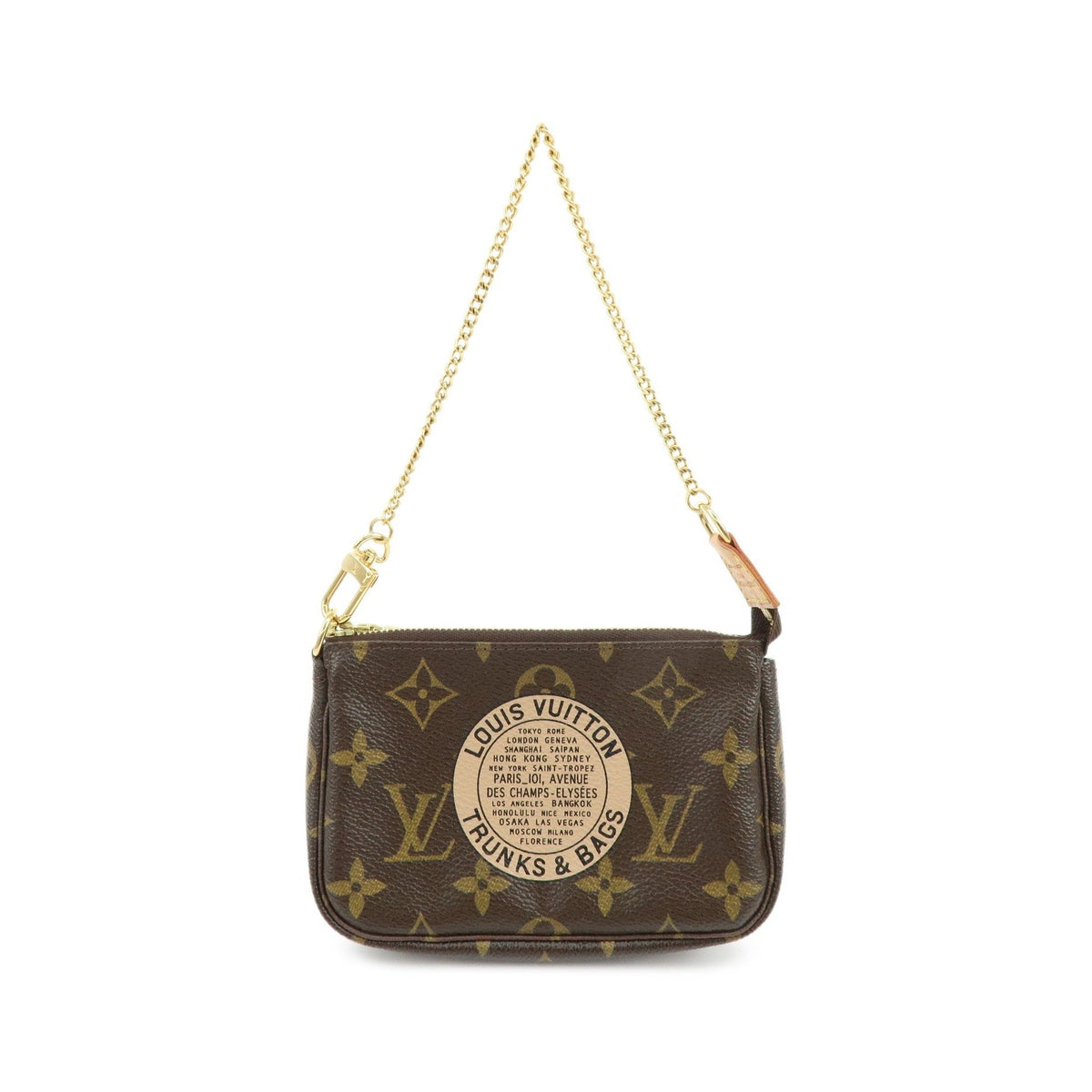 Louis Vuitton Pochette Accessoires Limited Edition Monogram Canvas, Brown, Canvas, Clutch