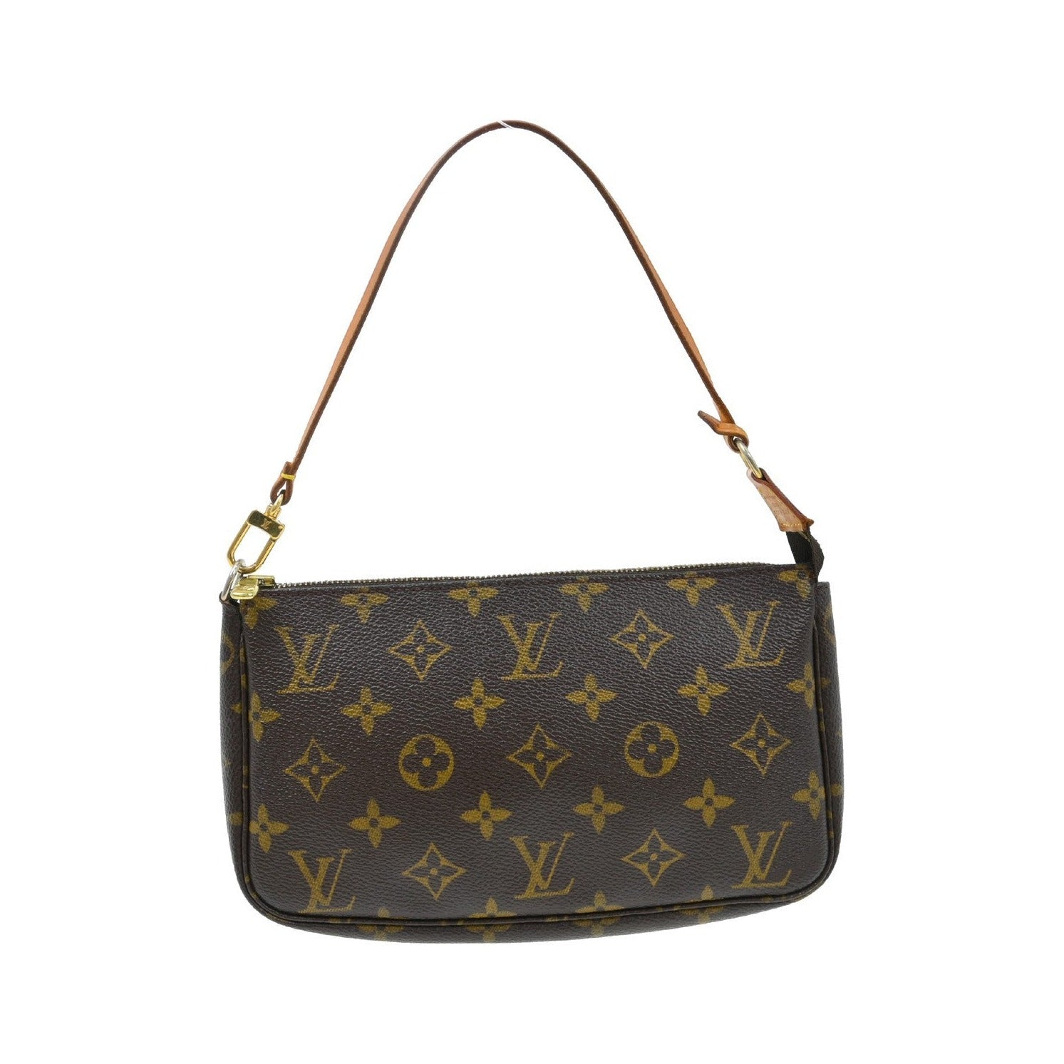 Louis Vuitton Pochette Accessoires Monogram Canvas, Brown, Canvas, Clutch