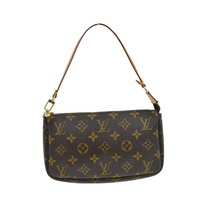 Louis Vuitton Pochette Accessoires Monogram Canvas, Brown, Canvas, Clutch