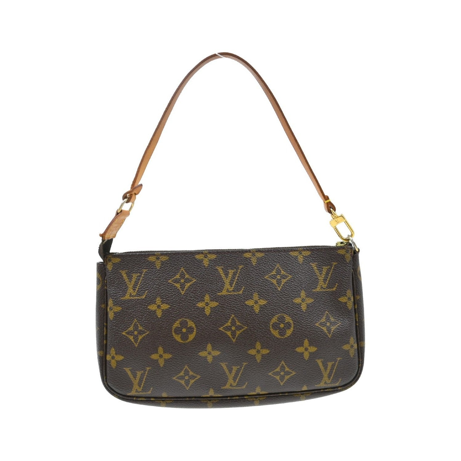Louis Vuitton Pochette Accessoires Monogram Canvas, Brown, Canvas, Clutch