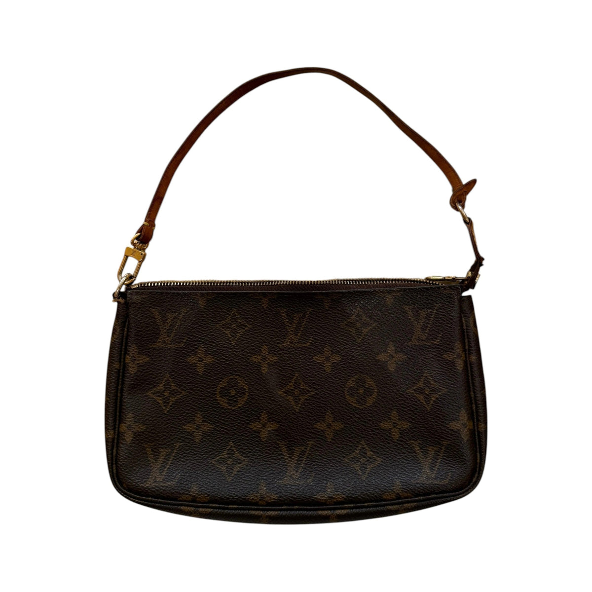 Louis Vuitton Pochette Accessoires Monogram Canvas, Brown, Canvas, Clutch