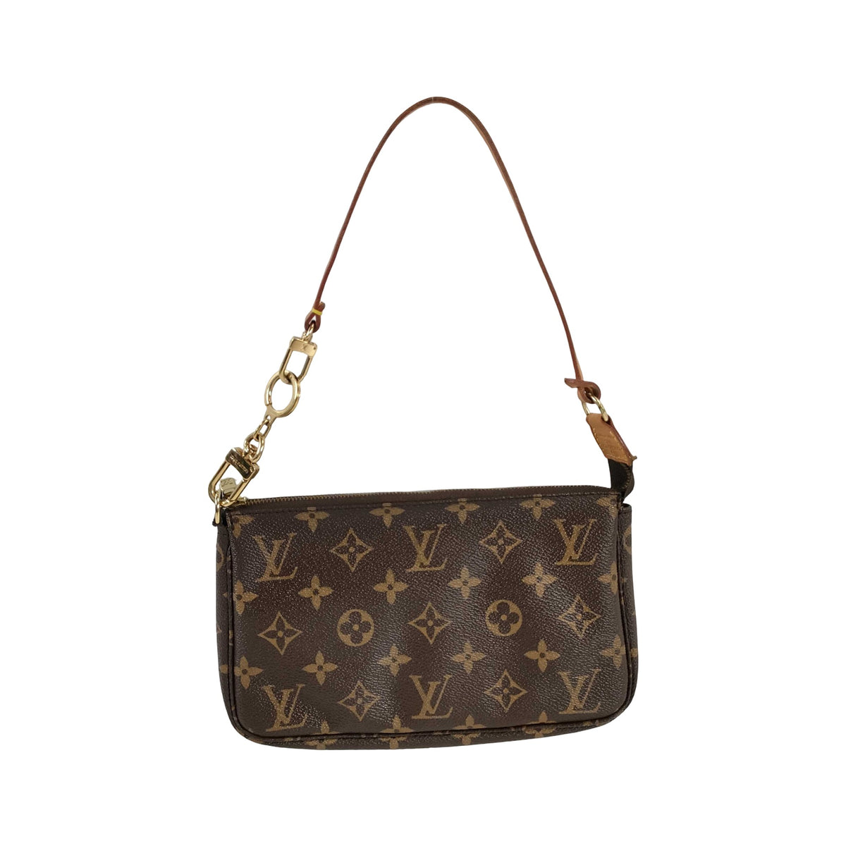 Louis Vuitton Pochette Accessoires Monogram Canvas, Brown, Canvas, Clutch
