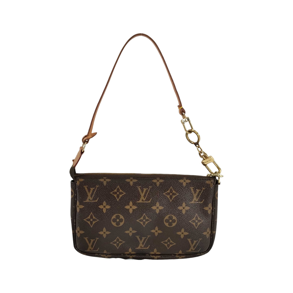 Louis Vuitton Pochette Accessoires Monogram Canvas, Brown, Canvas, Clutch