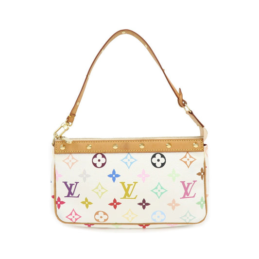 Louis Vuitton Pochette Accessoires Monogram Multicolor, Multicolour, Canvas, Clutch