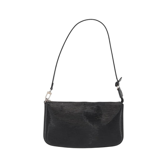 Louis Vuitton Pochette Accessoires NM Electric Epi Leather, Black, Leather, Clutch
