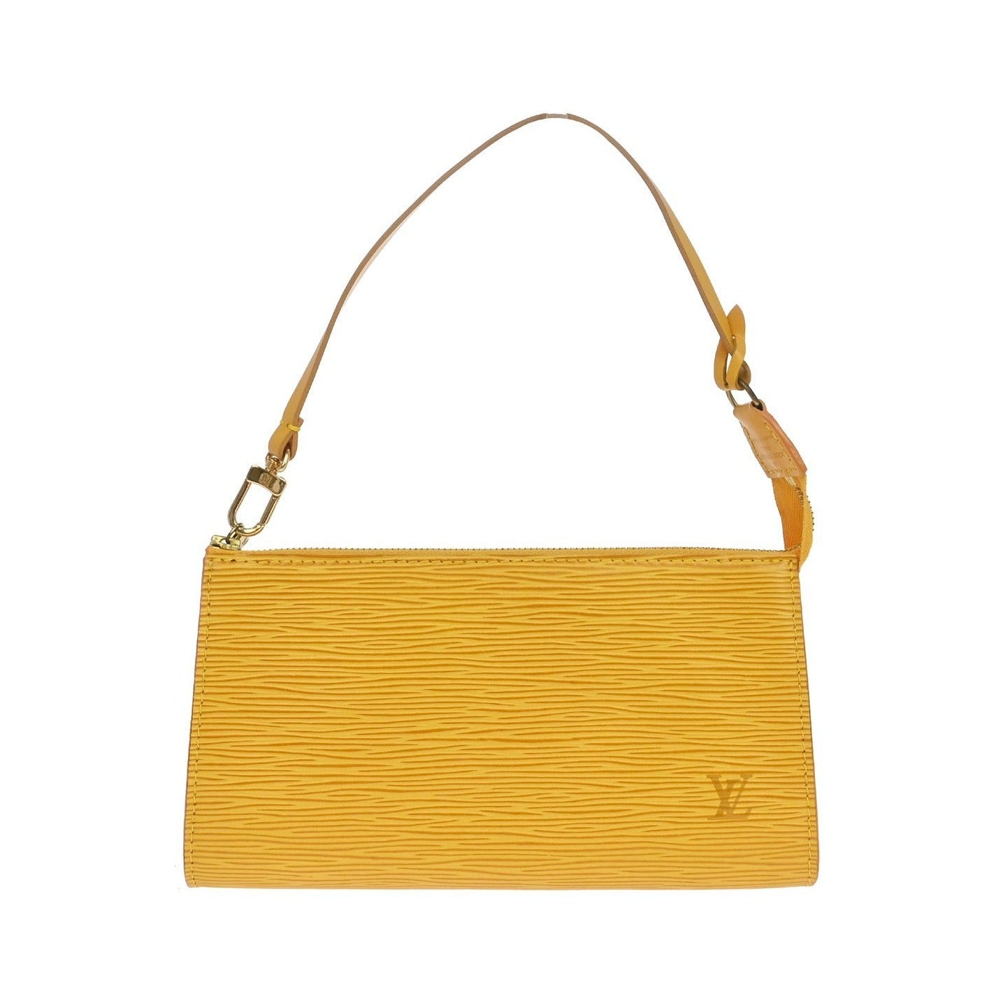 Louis Vuitton Pochette Accessoires NM Epi Leather, Yellow, Leather, Clutch