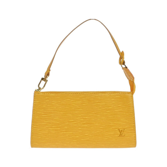Louis Vuitton Pochette Accessoires NM Epi Leather, Yellow, Leather, Clutch