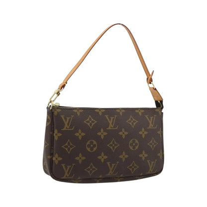 Louis Vuitton Pochette Accessoires NM Monogram Canvas, Brown, Canvas, Clutch