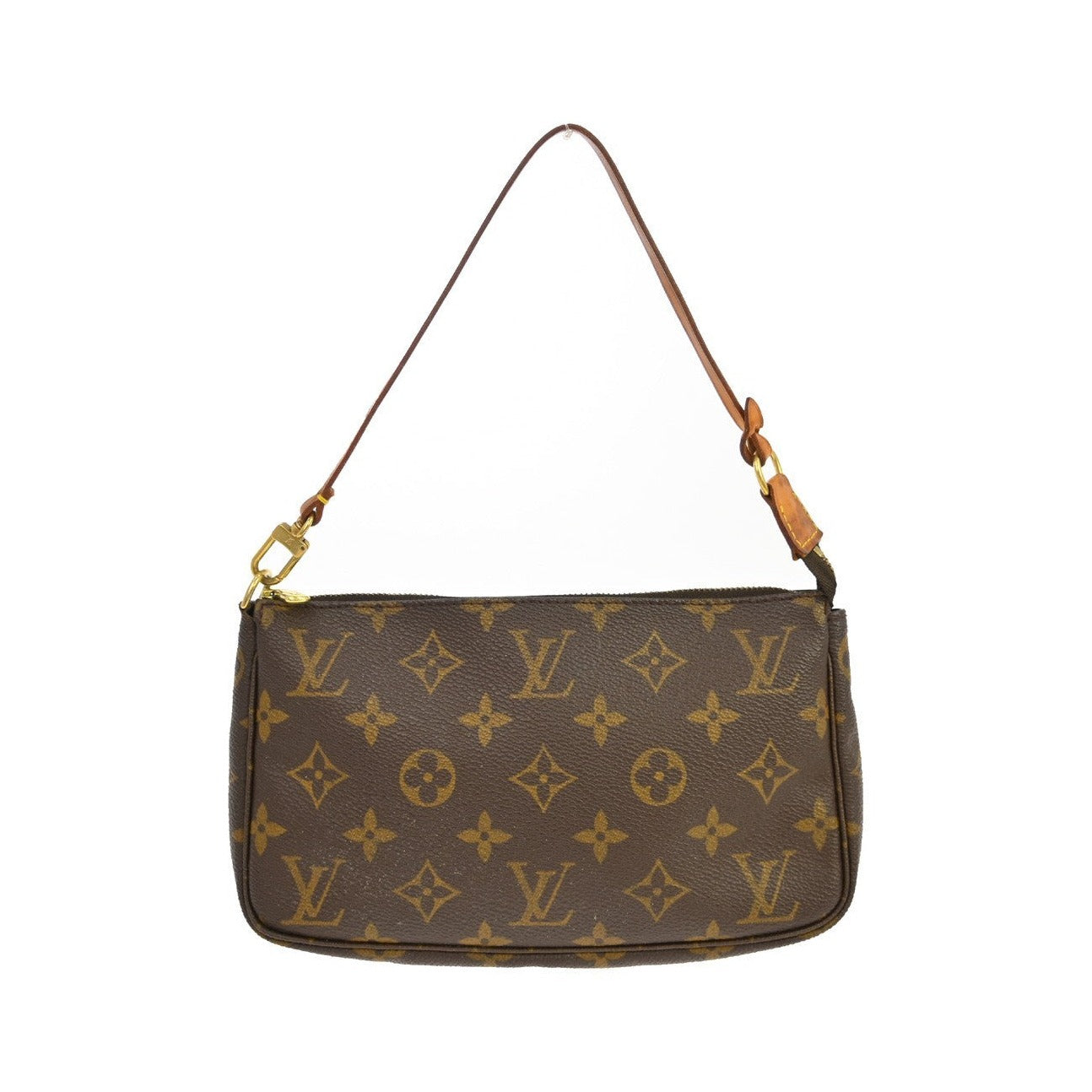 Louis Vuitton Pochette Accessoires NM Monogram Canvas, Brown, Canvas, Clutch