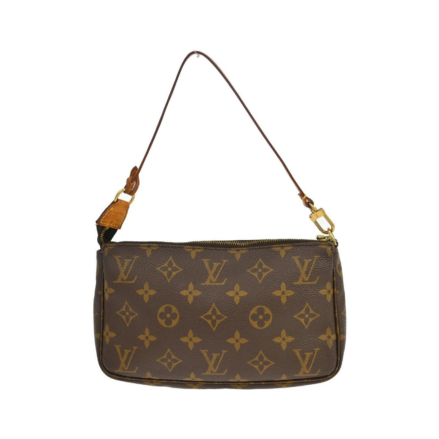 Louis Vuitton Pochette Accessoires NM Monogram Canvas, Brown, Canvas, Clutch