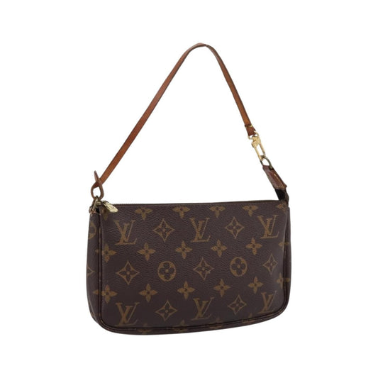 Louis Vuitton Pochette Accessoires NM Monogram Canvas, Brown, Canvas, Clutch