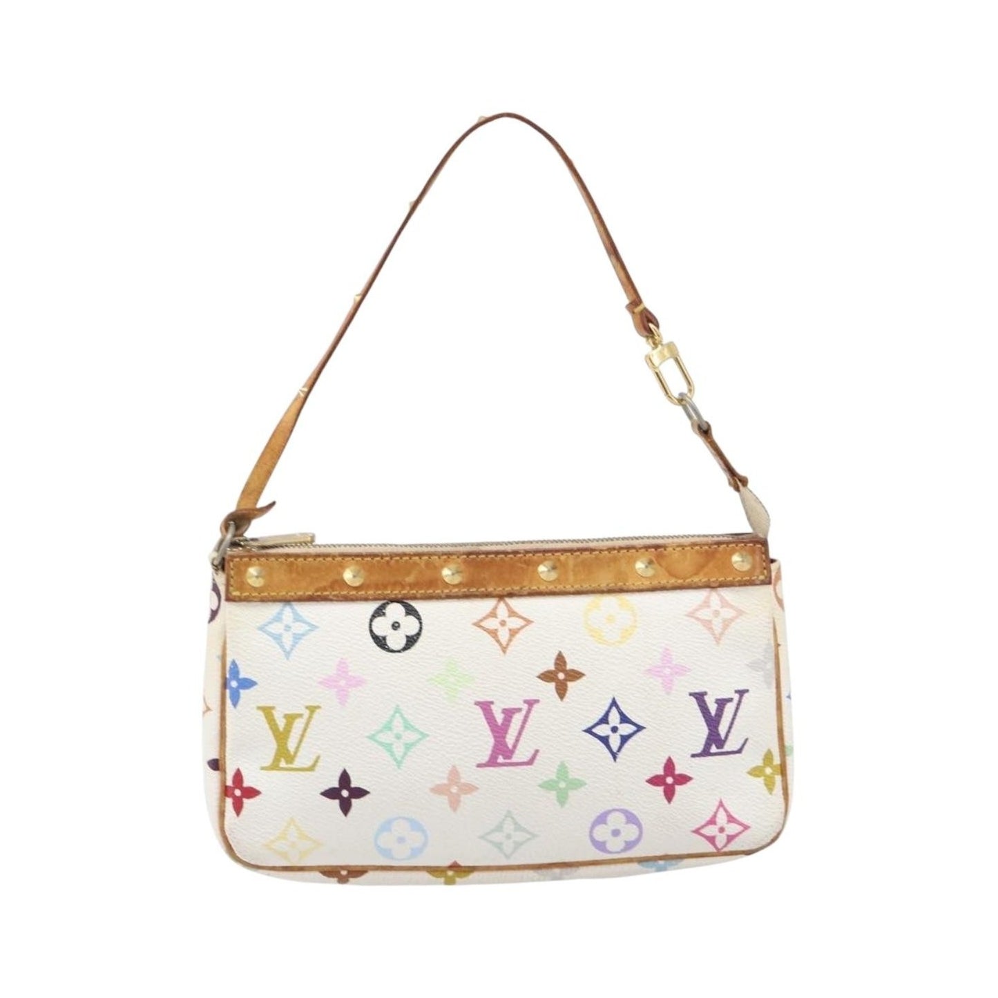 Louis Vuitton Pochette Accessoires NM Monogram Multicolor, Multicolour, Canvas, Clutch