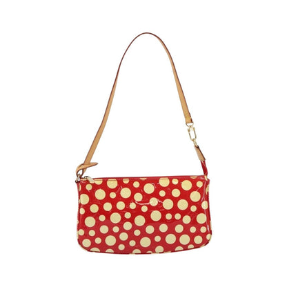 Louis Vuitton Pochette Accessoires Yayoi Kusama Painted Dots Monogram vernis, Red, Patent Leather, Clutch