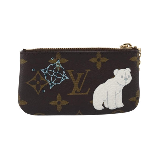 Louis Vuitton Pochette Clés Monogram Vivienne, Brown, Canvas, Wallet