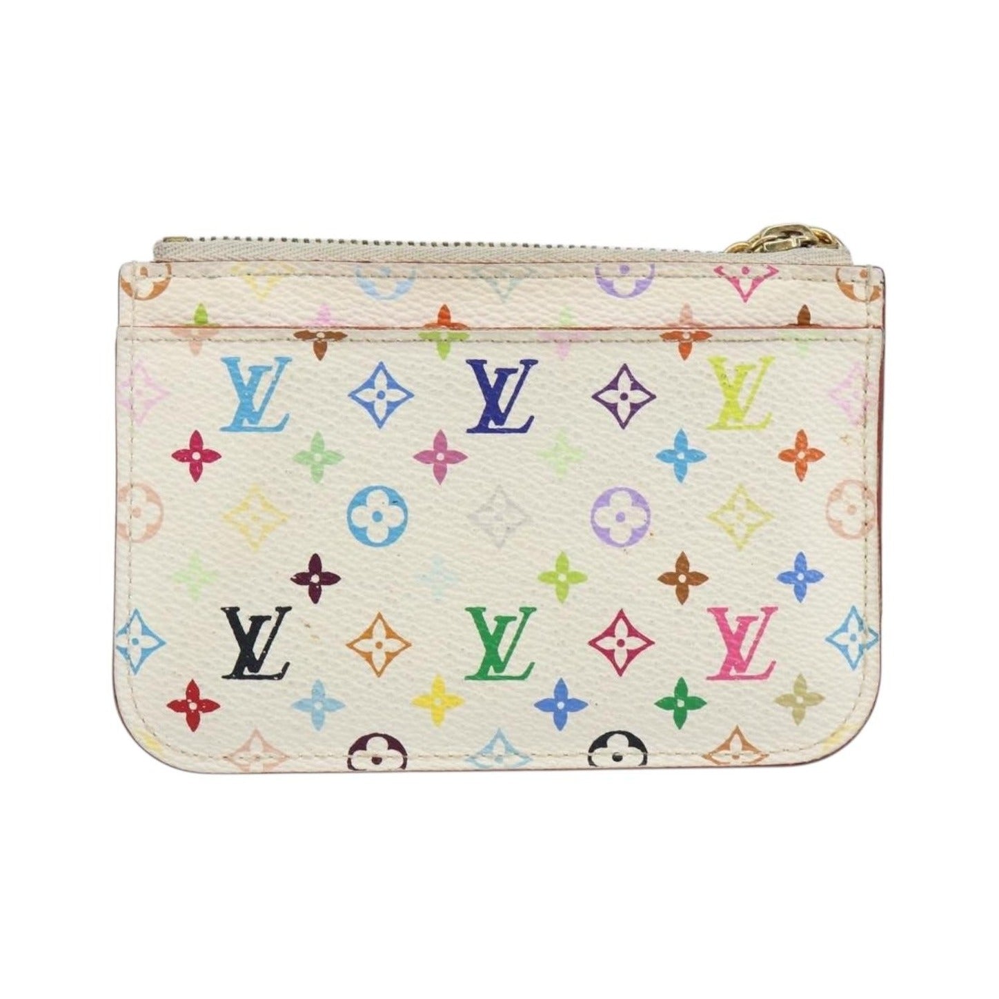Louis Vuitton Pochette clés NM Monogram Multicolor Canvas, Multicolour, Canvas, Wallet