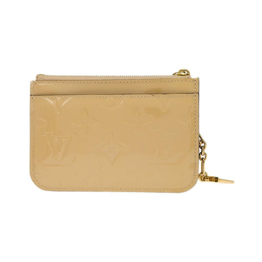Louis Vuitton Pochette clés NM Monogram Vernis Patent Leather, Beige, Patent Leather, Wallet