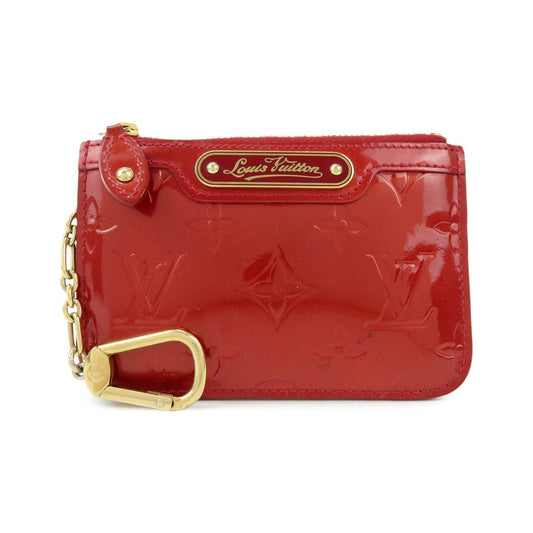 Louis Vuitton Pochette Clés Patent Leather, Red, Patent Leather, Wallet