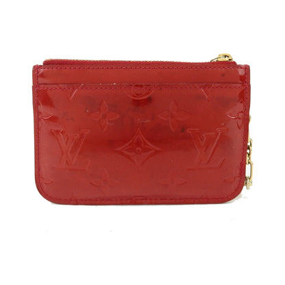 Louis Vuitton Pochette Clés Patent Leather, Red, Patent Leather, Wallet