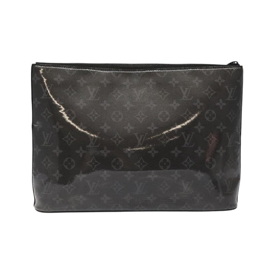 Louis Vuitton Pochette Cosmos Limited Edition Monogram Glaze Canvas, Black, Canvas, Clutch