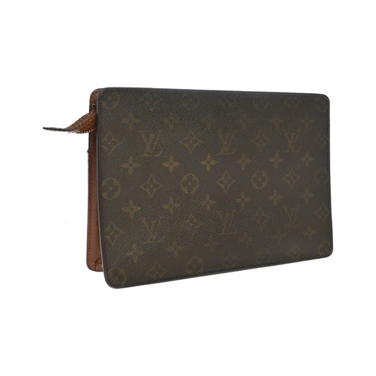 Louis Vuitton Pochette Homme Monogram Canvas, Brown, Canvas, Clutch