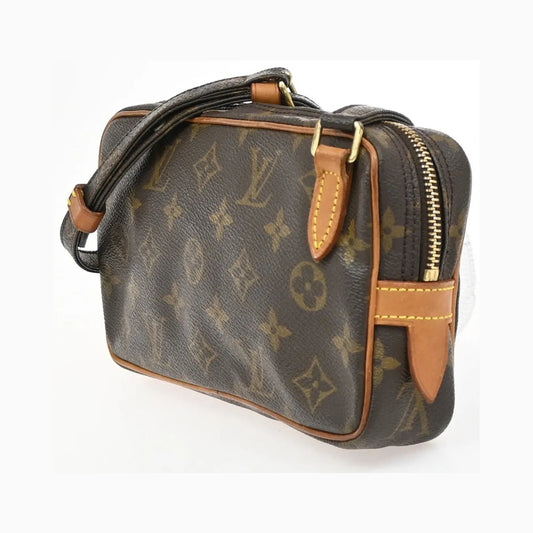 Louis Vuitton Pochette Marly Bandouliere Monogram Canvas, Brown, Canvas, Shoulder Bag