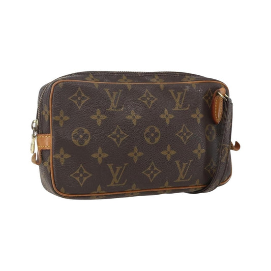 Louis Vuitton Pochette Marly Bandouliere Monogram Canvas, Brown, Canvas, Handbag