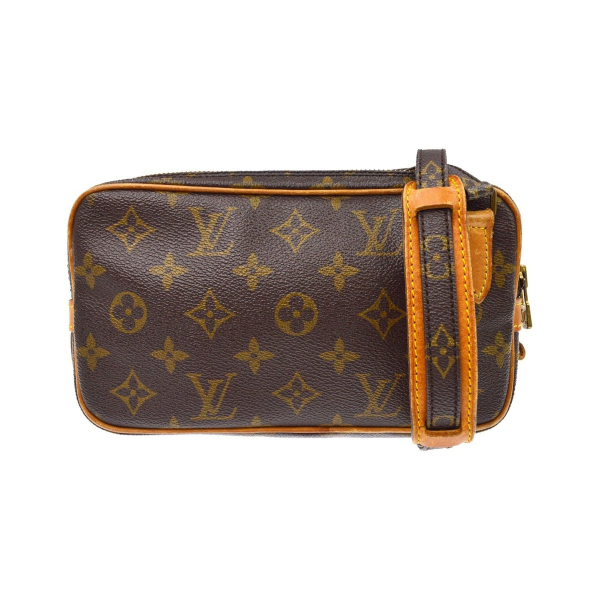 Louis Vuitton Pochette Marly Bandouliere Monogram Canvas, Brown, Canvas, Handbag