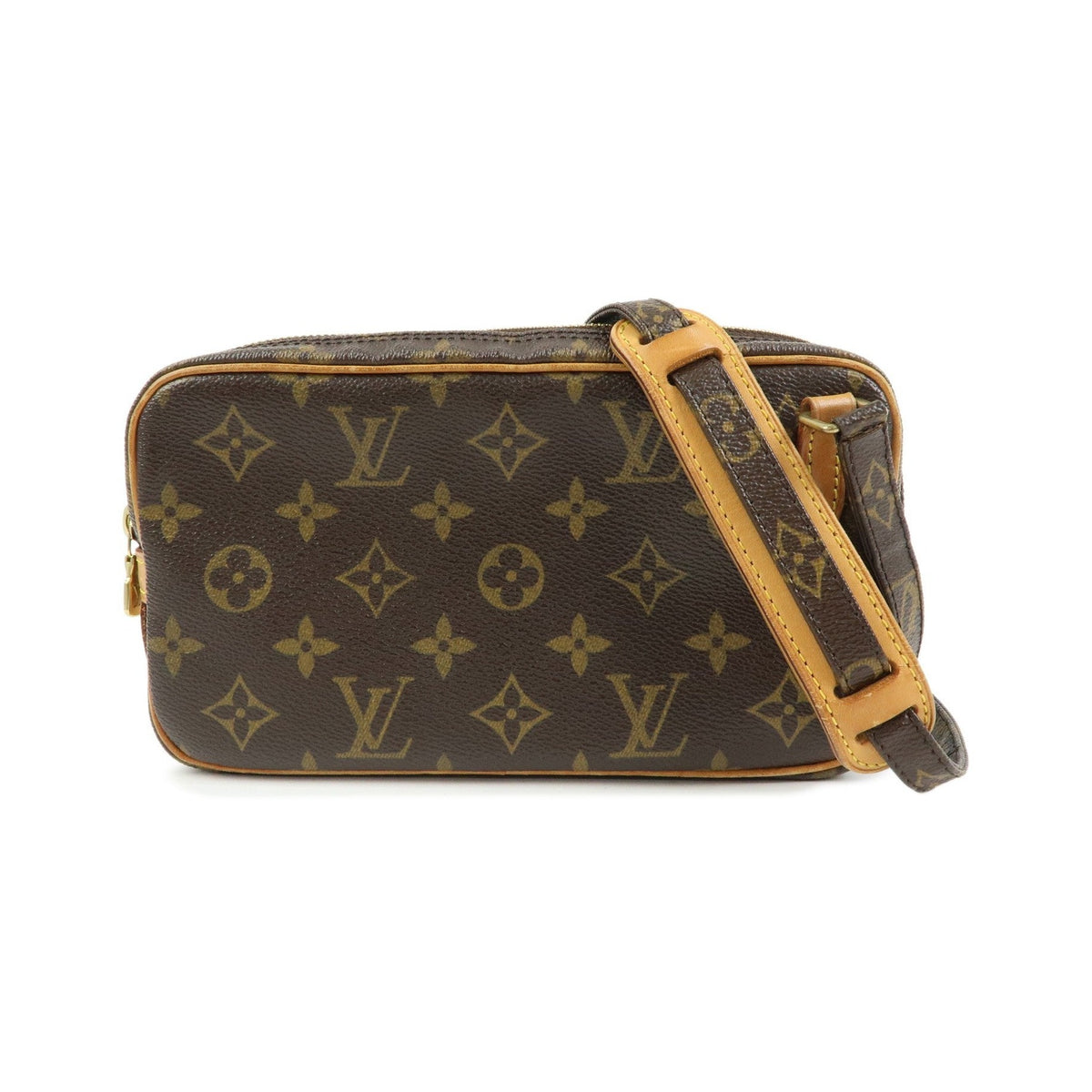 Louis Vuitton Pochette Marly Bandouliere Monogram Canvas, Brown, Canvas, Handbag