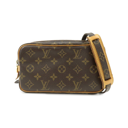 Louis Vuitton Pochette Marly Bandouliere Monogram Canvas, Brown, Canvas, Handbag