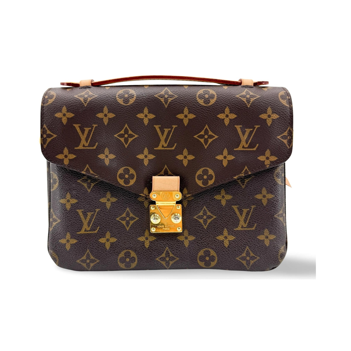 Louis Vuitton Pochette Metis Monogram Canvas, Brown, Canvas, Clutch