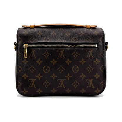 Louis Vuitton Pochette Metis Monogram Canvas, Brown, Canvas, Clutch