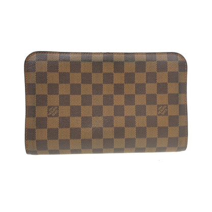 Louis Vuitton Pochette Saint Louis Damier, Brown, Canvas, Clutch