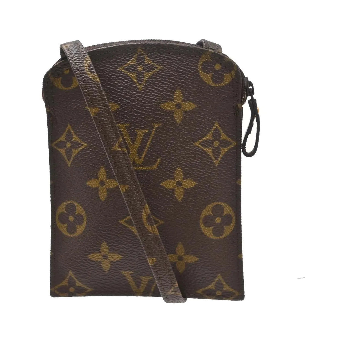 Louis Vuitton Pochette Secret Monogram canvas, Brown, Canvas, Clutch