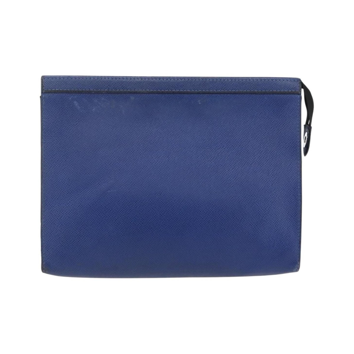 Louis Vuitton Pochette Voyage Taiga Leather, Blue, Leather, Clutch
