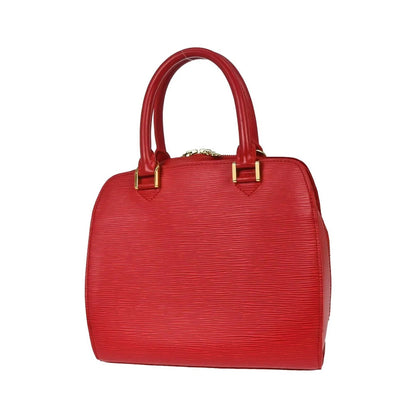 Louis Vuitton Pont Neuf Epi, Red, Leather, Handbag