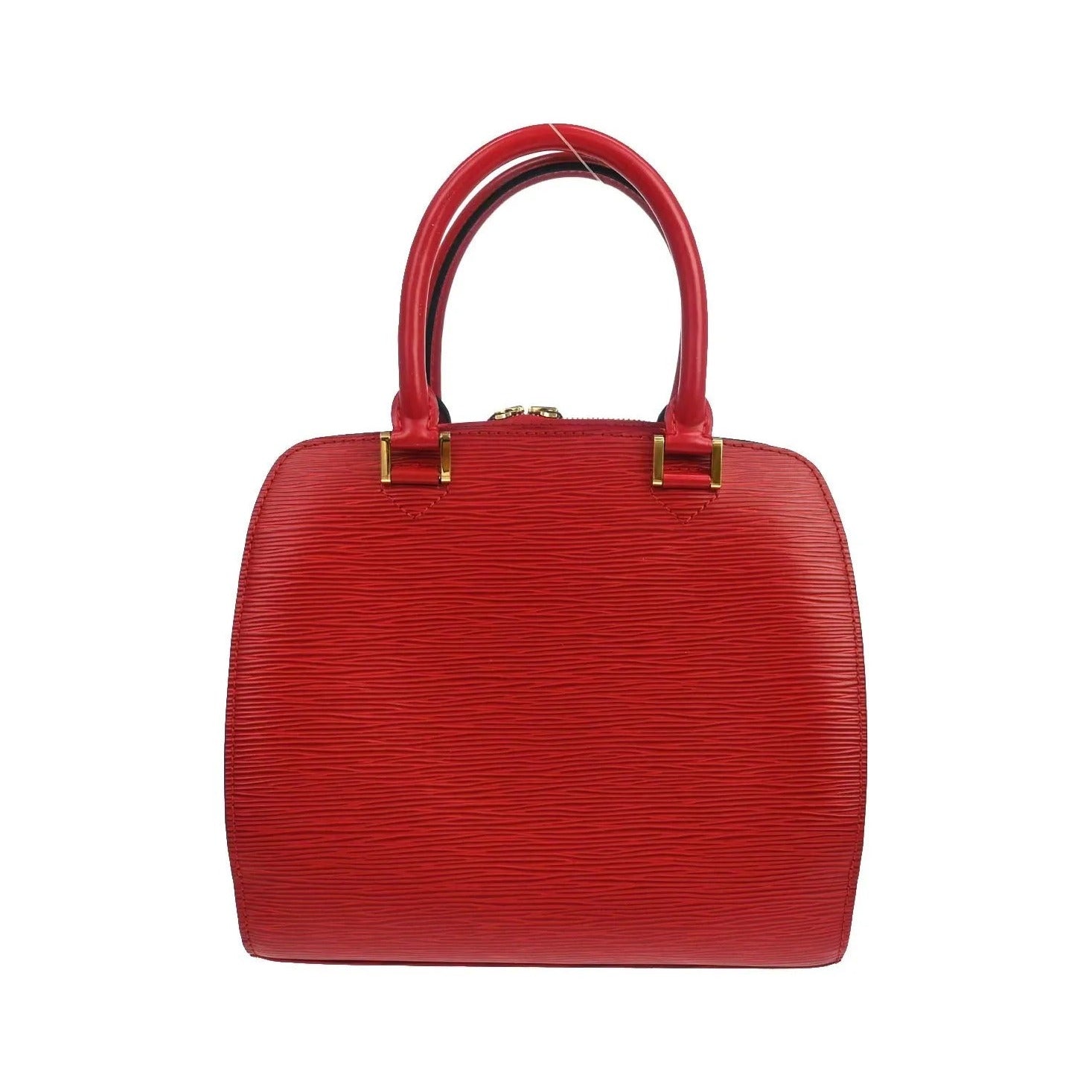 Louis Vuitton Pont Neuf Epi, Red, Leather, Handbag