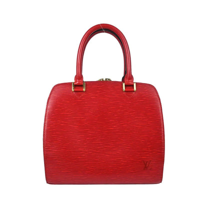Louis Vuitton Pont Neuf Epi, Red, Leather, Handbag
