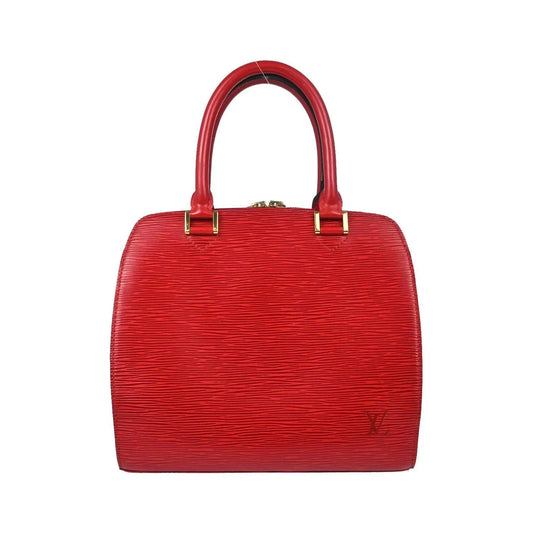 Louis Vuitton Pont Neuf Epi, Red, Leather, Handbag