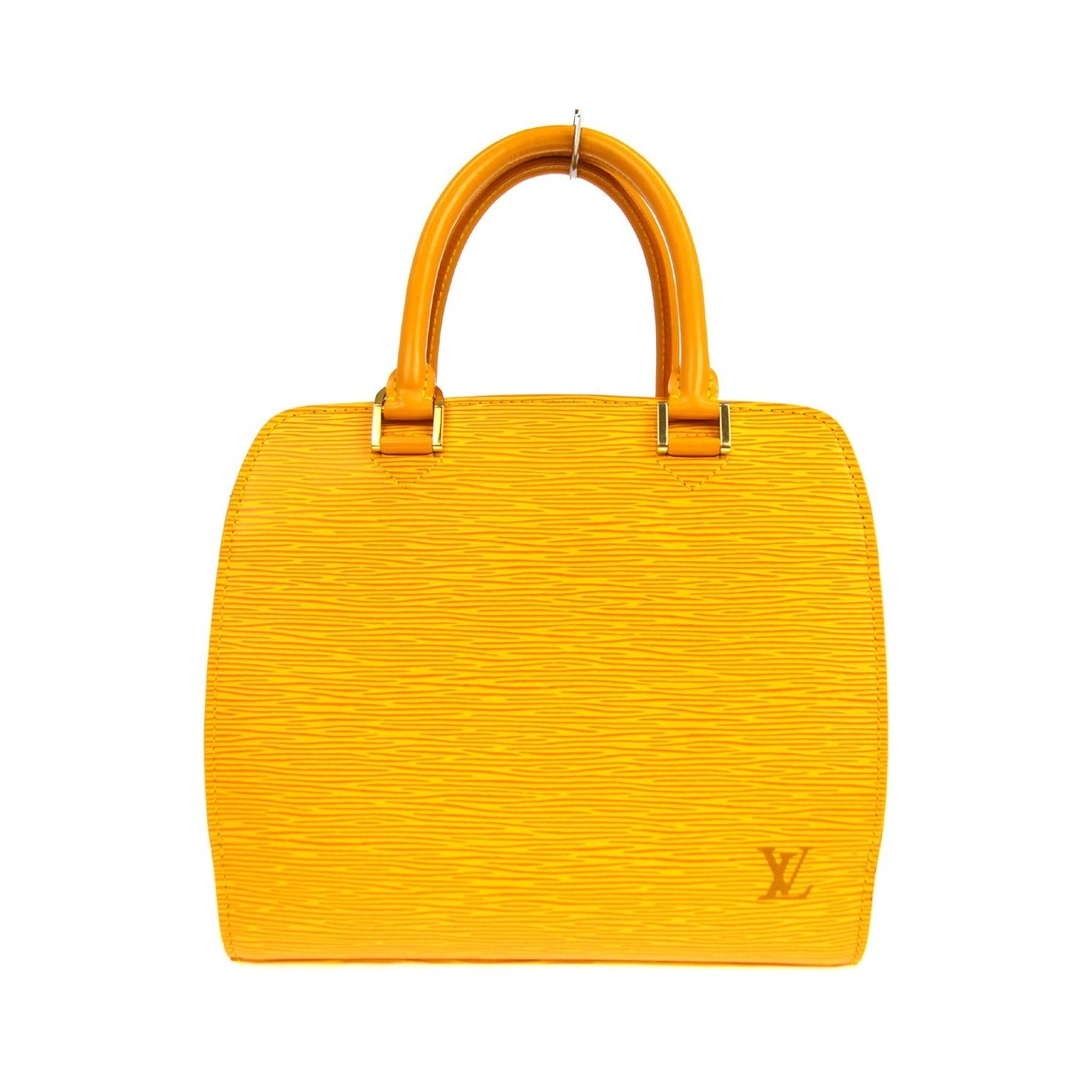 Louis Vuitton Pont Neuf Epi, Yellow, Leather, Handbag